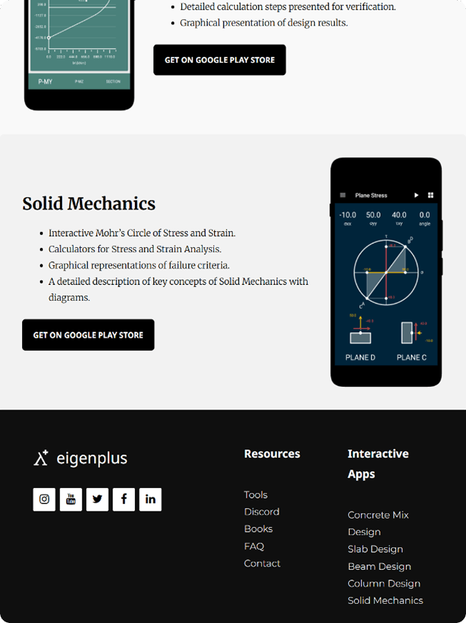 We partnered with eigenplus to build their website from the ground up, crafting a platform that simplifies engineering education through clean design, intuitive structure, 3D models, and interactive widgets.